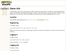 Tablet Screenshot of idlerpg.xertion.org